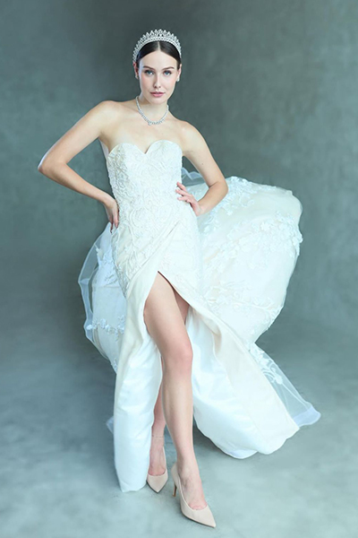 Champagne Sweetheart Alluring Gown