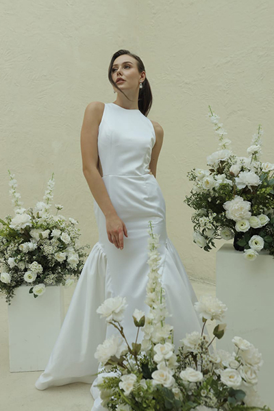 Halter Mermaid Classic Gown